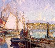 Summer, Gloucester Harbor Mulhaupt, Frederick John